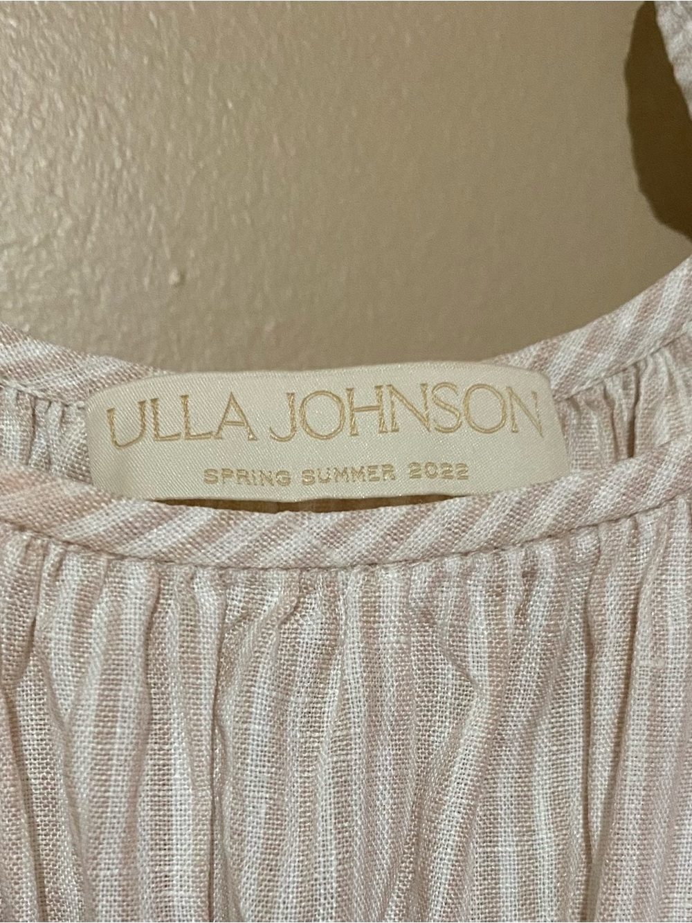 Ulla Johnson Linen Ruffled Peplum Blouse - Picture 12 of 13